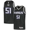 Black Reggie King Kings #51 Twill Basketball Jersey FREE SHIPPING