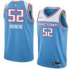 19_20_Light_Blue Bill Robinzine Kings #52 Twill Basketball Jersey FREE SHIPPING