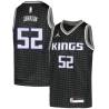 Black James Johnson Kings #52 Twill Basketball Jersey FREE SHIPPING