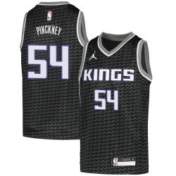 Black Ed Pinckney Kings #54 Twill Basketball Jersey FREE SHIPPING