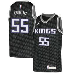 Black Len Kosmalski Kings #55 Twill Basketball Jersey FREE SHIPPING