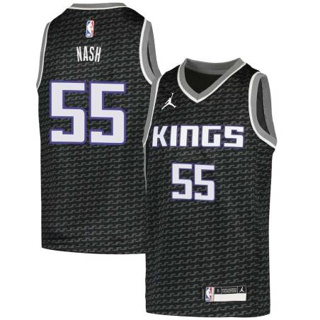 Black Bob Nash Kings #55 Twill Basketball Jersey FREE SHIPPING