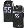 Black Jason Williams Kings #55 Twill Basketball Jersey FREE SHIPPING