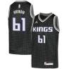 Black Bevo Nordmann Kings #61 Twill Basketball Jersey FREE SHIPPING