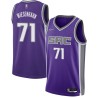 21-22_Purple_Diamond Bob Wiesenhahn Kings #71 Twill Basketball Jersey FREE SHIPPING