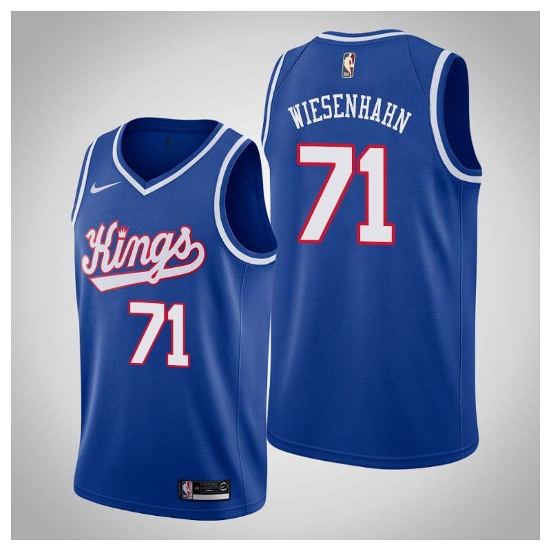 Black Bob Wiesenhahn Kings #71 Twill Basketball Jersey FREE SHIPPING
