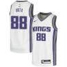 White 2021 Draft Neemias Queta Kings #88 Twill Basketball Jersey FREE SHIPPING