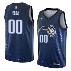 Space_City Anthony Cook Magic #00 Twill Basketball Jersey FREE SHIPPING