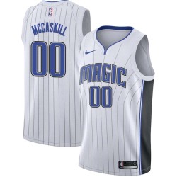 White Amal McCaskill Magic #00 Twill Basketball Jersey FREE SHIPPING