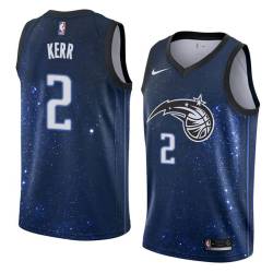 Space_City Steve Kerr Magic #2 Twill Basketball Jersey FREE SHIPPING