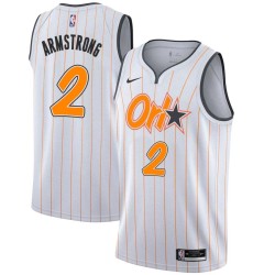 20-21_City BJ Armstrong Magic #2 Twill Basketball Jersey FREE SHIPPING