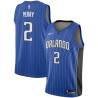 Elliot Perry Magic #2 Twill Basketball Jersey FREE SHIPPING