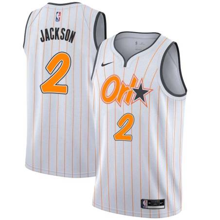 20-21_City Jaren Jackson Magic #2 Twill Basketball Jersey FREE SHIPPING