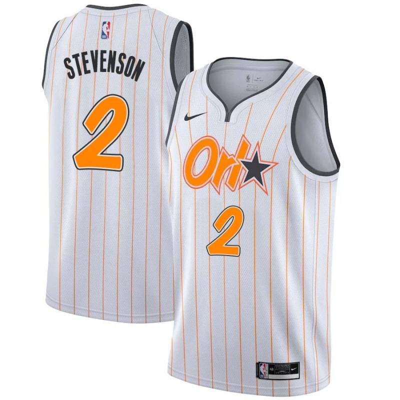 20-21_City DeShawn Stevenson Magic #2 Twill Basketball Jersey FREE SHIPPING