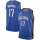 Blue Ignas Brazdeikis Magic #17 Twill Basketball Jersey FREE SHIPPING