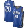 Blue Rashad Vaughn Magic #20 Twill Basketball Jersey FREE SHIPPING