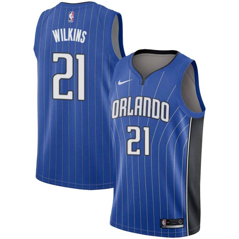 Dominique Wilkins Magic #21 Twill Basketball Jersey FREE SHIPPING