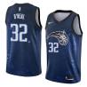 Space_City Shaquille ONeal Magic #32 Twill Basketball Jersey FREE SHIPPING