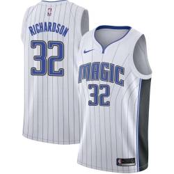 Space_City Jeremy Richardson Magic #32 Twill Basketball Jersey FREE SHIPPING