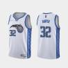 White_Earned Justin Harper Magic #32 Twill Basketball Jersey FREE SHIPPING