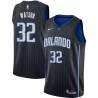 Black CJ Watson Magic #32 Twill Basketball Jersey FREE SHIPPING