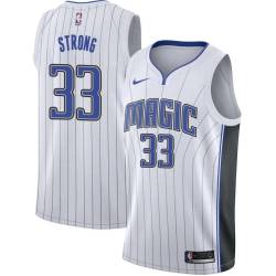 Space_City Derek Strong Magic #33 Twill Basketball Jersey FREE SHIPPING