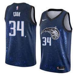 Space_City Brian Cook Magic #34 Twill Basketball Jersey FREE SHIPPING