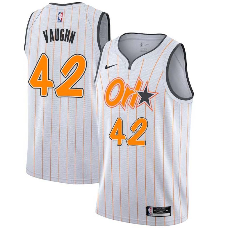 20-21_City David Vaughn Magic #42 Twill Basketball Jersey FREE SHIPPING