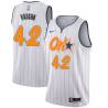 20-21_City David Vaughn Magic #42 Twill Basketball Jersey FREE SHIPPING