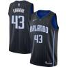 Black Geert Hammink Magic #43 Twill Basketball Jersey FREE SHIPPING