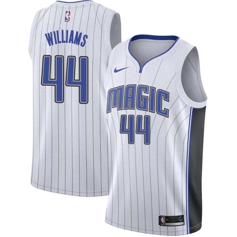 White Jason Williams Magic #44 Twill Basketball Jersey FREE SHIPPING