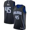 Black Donta Hall Magic #45 Twill Basketball Jersey FREE SHIPPING