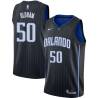 Black Jawann Oldham Magic #50 Twill Basketball Jersey FREE SHIPPING