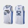 White_Earned Don Reid Magic #52 Twill Basketball Jersey FREE SHIPPING
