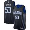 Black Stanley Roberts Magic #53 Twill Basketball Jersey FREE SHIPPING