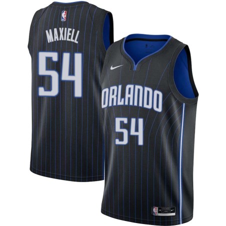 Black Jason Maxiell Magic #54 Twill Basketball Jersey FREE SHIPPING