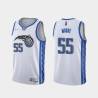 White_Earned ETwaun Moore Magic #55 Twill Basketball Jersey FREE SHIPPING