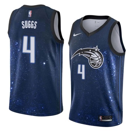 Space_City 2021 Draft Jalen Suggs Magic #4 Twill Basketball Jersey FREE SHIPPING