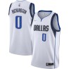 2021-22_White_Diamond Josh Richardson Mavericks #0 Twill Basketball Jersey FREE SHIPPING