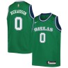 Green_Throwback Josh Richardson Mavericks #0 Twill Basketball Jersey FREE SHIPPING