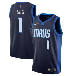 2020-21_Earned Stevin Smith Mavericks #1 Twill Basketball Jersey FREE SHIPPING