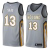 Gray James Silas Twill Basketball Jersey -Cavaliers #13 Silas Twill Jerseys, FREE SHIPPING