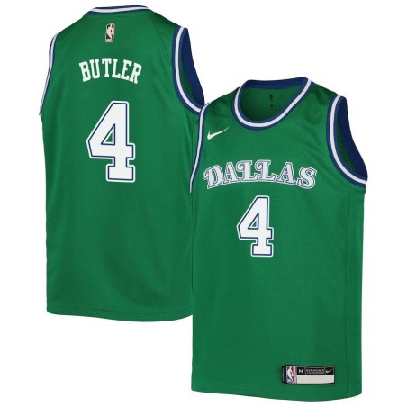 Green_Throwback Caron Butler Mavericks #4 Twill Basketball Jersey FREE SHIPPING