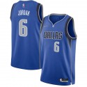 2021-22_Blue_Diamond DeAndre Jordan Mavericks #6 Twill Basketball Jersey FREE SHIPPING