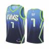 2019-20_City DeSagana Diop Mavericks #7 Twill Basketball Jersey FREE SHIPPING