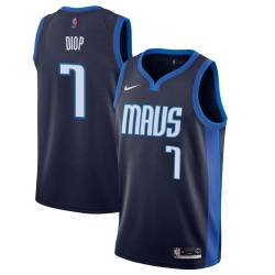 2020-21_Earned DeSagana Diop Mavericks #7 Twill Basketball Jersey FREE SHIPPING