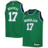 Green_Throwback Antoine Rigaudeau Mavericks #17 Twill Basketball Jersey FREE SHIPPING