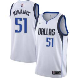 2020-21_Earned Boban Marjanovic Mavericks #51 Twill Basketball Jersey FREE SHIPPING