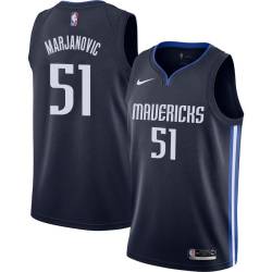 Green_Throwback Boban Marjanovic Mavericks #51 Twill Basketball Jersey FREE SHIPPING