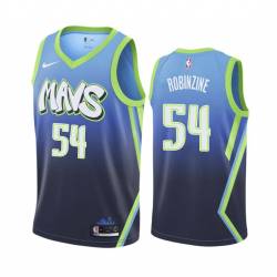 2019-20_City Bill Robinzine Mavericks #54 Twill Basketball Jersey FREE SHIPPING